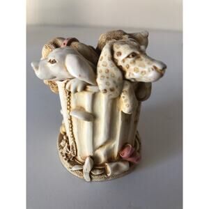 Harmony Kingdom Nic Nac Paddy Whack 4 Dogs in Dust Bin UKMade BoxFigurine NO BOX
